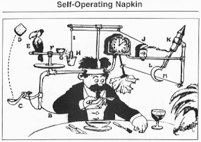 Self-Operating Napkin