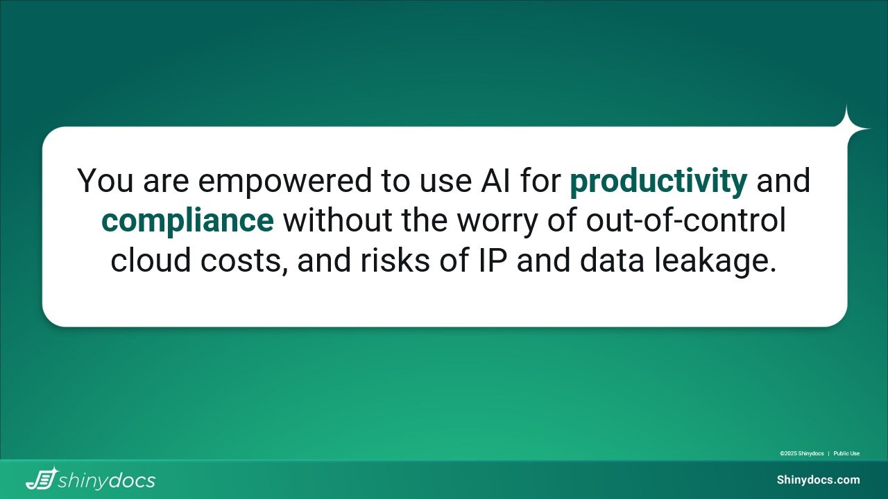 Empowered to Use AI for Productivity and Compliance